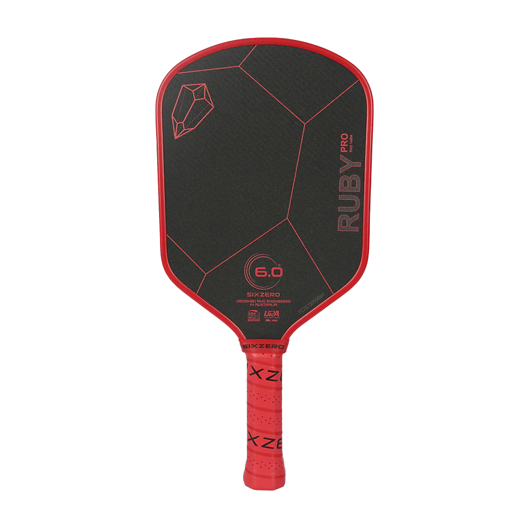 Six Zero Ruby Pro 14mm Pickleball Paddle