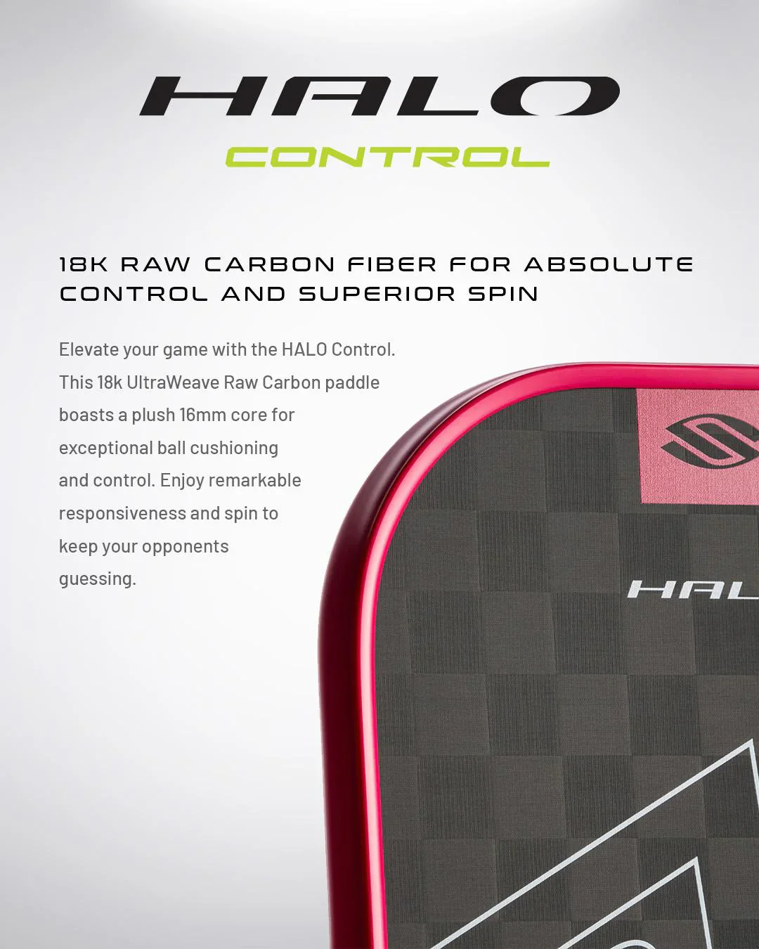 SLK Halo Control Max Pickleball Paddle - Image 4