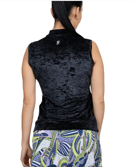 Sofibella Crushed Velvet Tennis Vest - Image 2