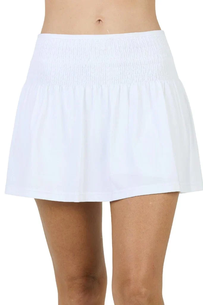 Women's Sofibella 13" Ruffle Top Tennis Skort