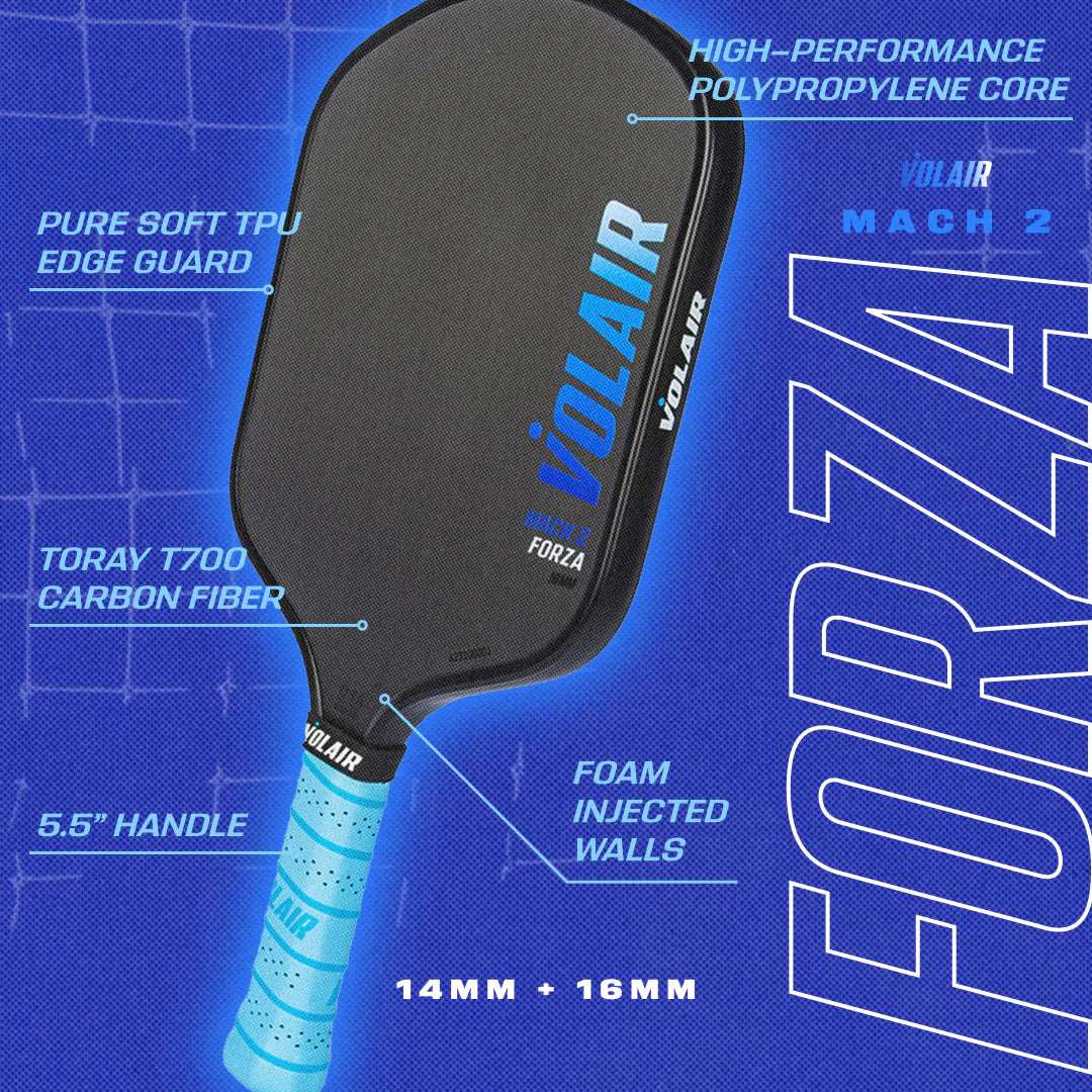 Volair Mach 2 Forza Pickleball Paddle - Image 3