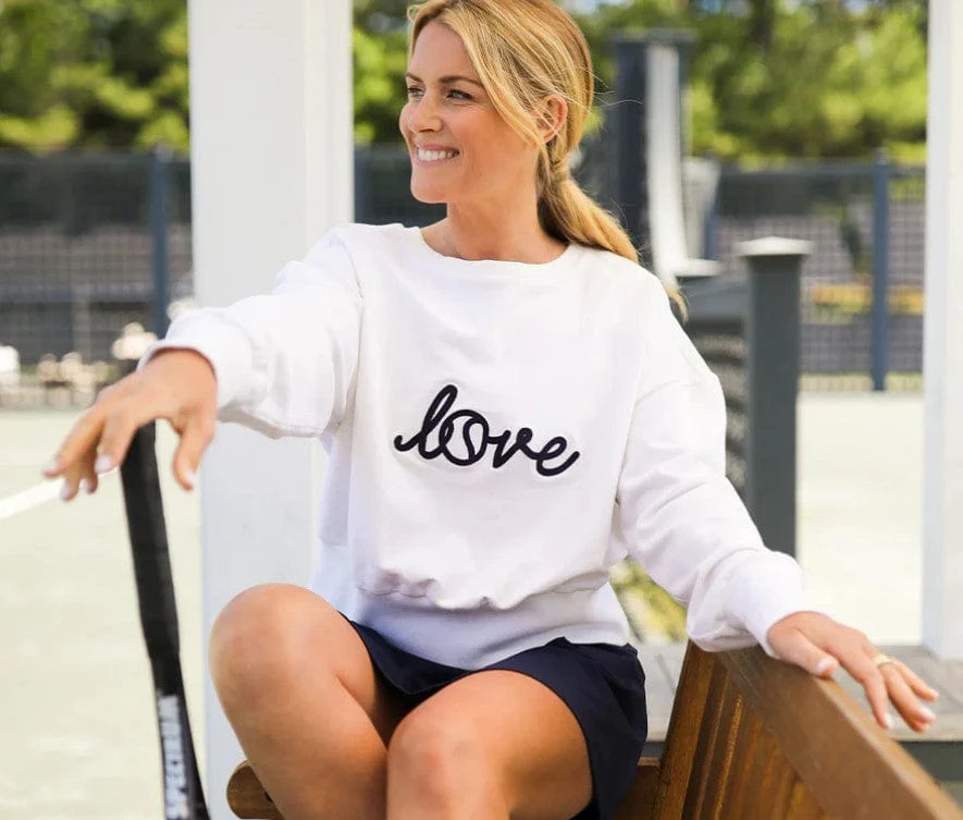 Women's Ame & Lulu Stitched Tennis Sweatshirt - Image 6