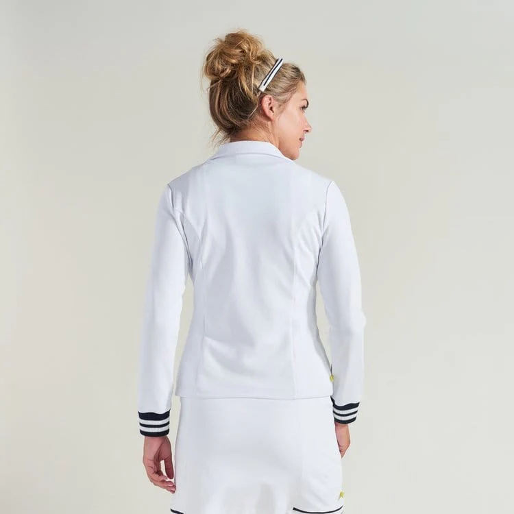 Women's L'Oeuf Poché Baseline Rib Tennis Jacket - Image 2