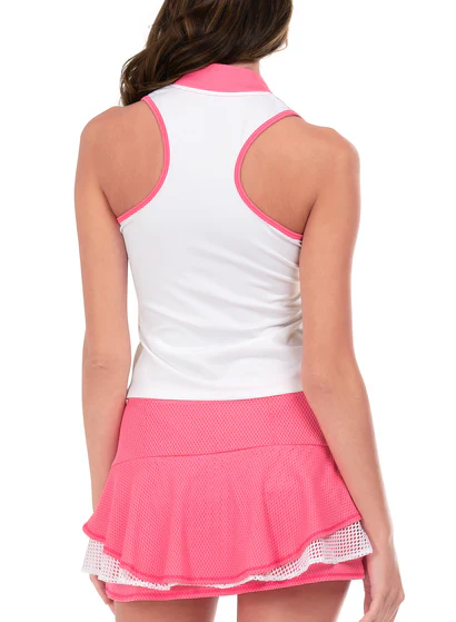 Women's Lucky in Love Ace Zip Crop Tank - Image 3