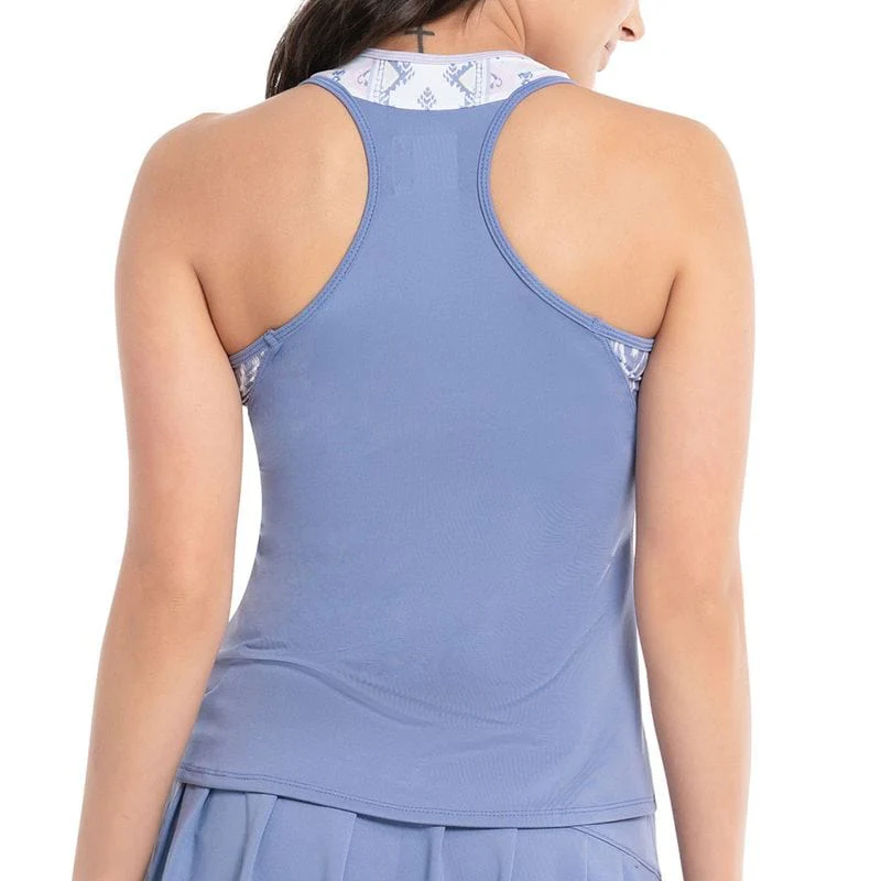 Women's Lucky In Love All About Ikat Tennis Tank - Image 3