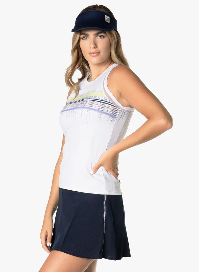 Women's Lucky in Love Between The Lines Tank - Image 4