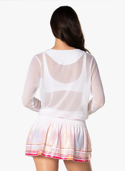 Women's Lucky in Love Classic Mesh Pullover - Image 4