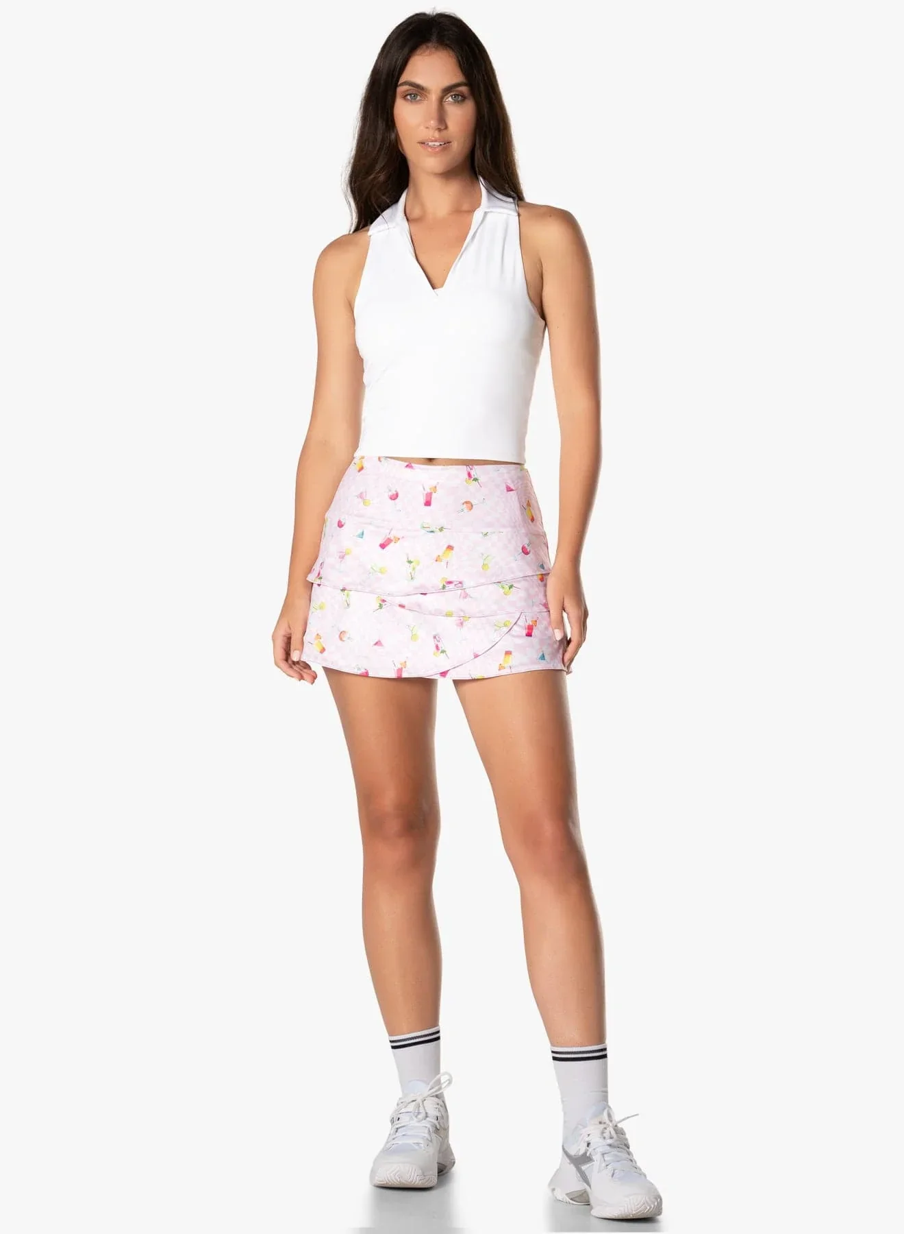 Women's Lucky in Love Cocktail Medley Scallop Skirt - Image 5