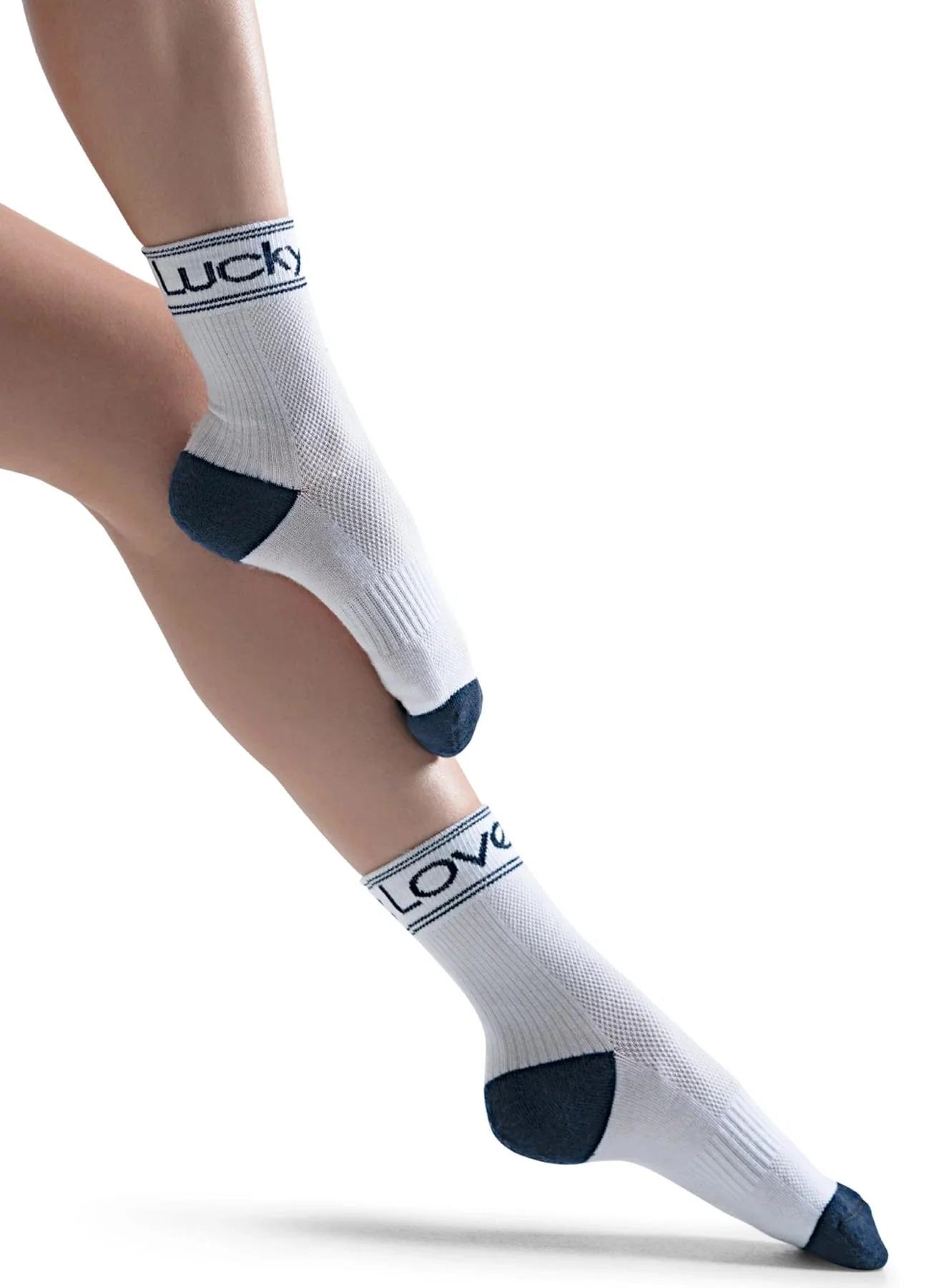 Women's Lucky in Love Crew Socks - Image 4