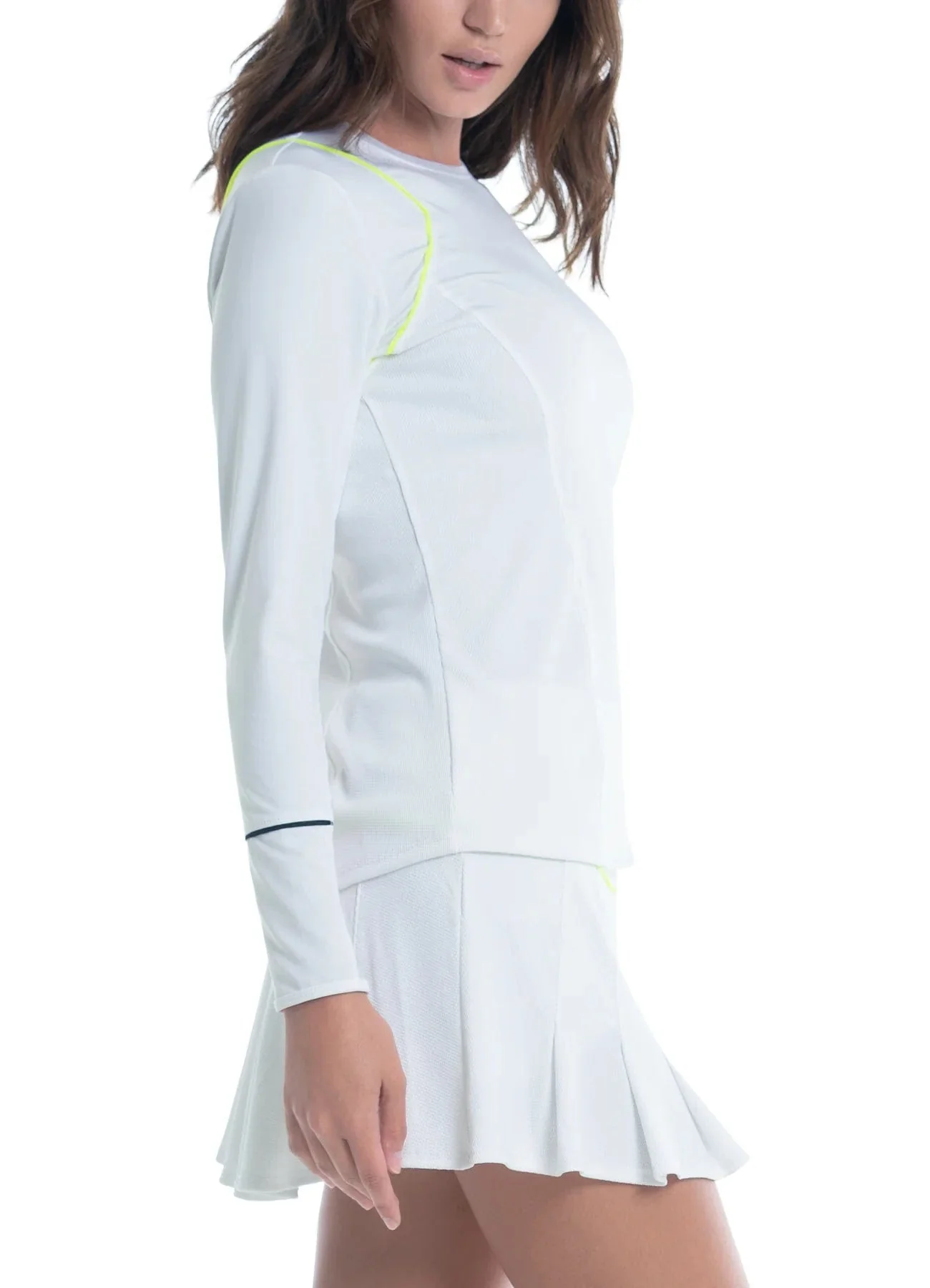 Women's Lucky In Love Dynamic Long Sleeve Tennis Top - Image 2