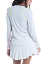 Women's Lucky In Love Dynamic Long Sleeve Tennis Top - Image 3