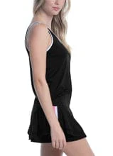 Women's Lucky In Love Easy Breezy Tennis Tank - Image 2
