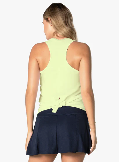 Women's Lucky in Love Easy Game Tie Back Tank - Image 4
