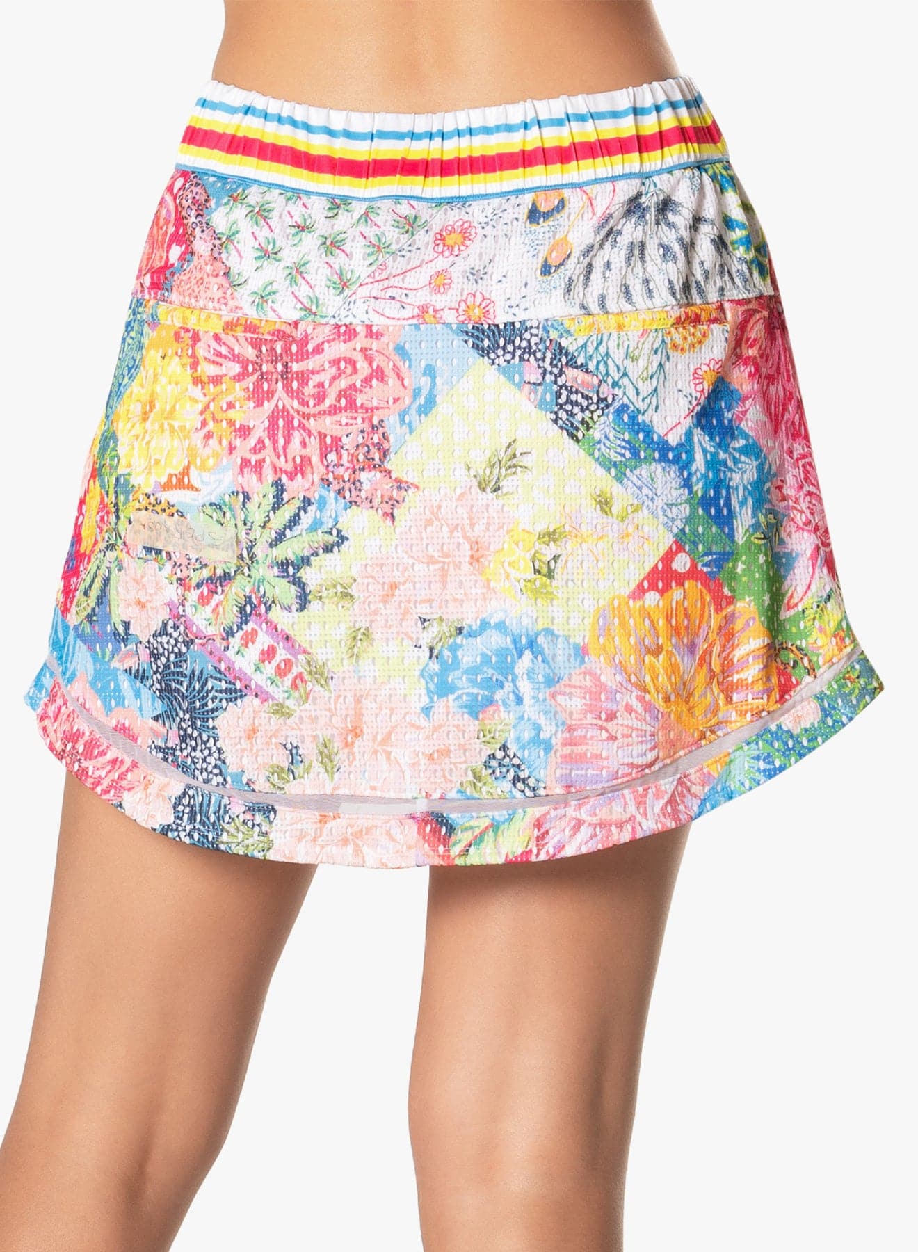 Women's Lucky in Love High Waist Flower On Skirt - Image 3