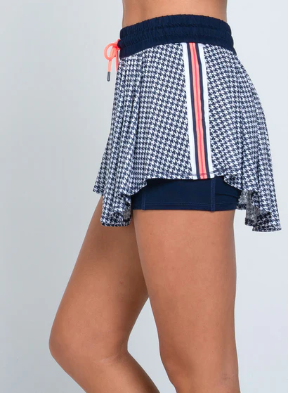 Women's Lucky in Love High Waist Houndstooth 13.5" Skirt - Image 3