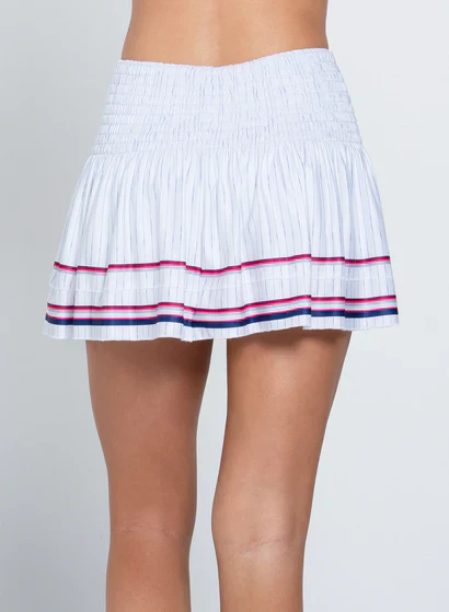 Women's Lucky in Love Long Berry Smocked Skirt - Image 4