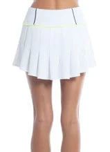 Women's Lucky In Love Long Wave Pique' Pleated Tennis Skirt - Image 3