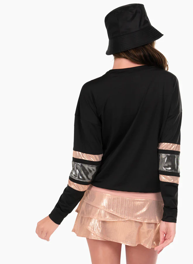 Women's Lucky in Love Metallic Long Sleeve - Image 8