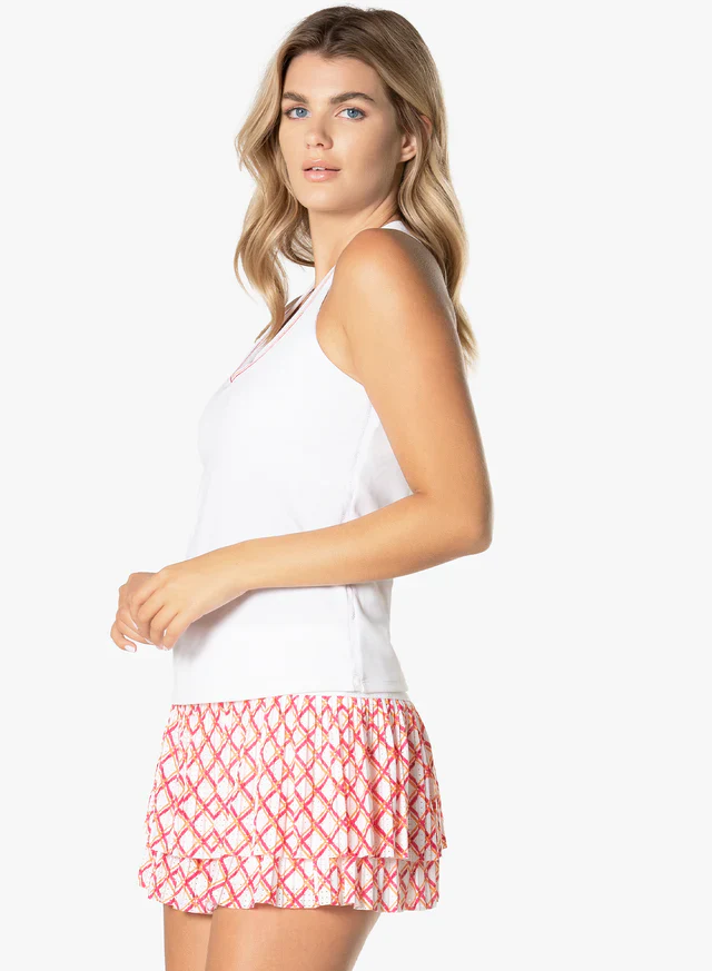 Women's Lucky in Love Shockin' Stripes Tank w/ Bra - Image 4
