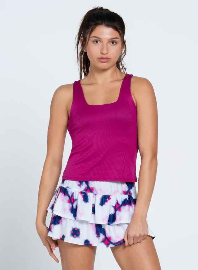 Women's Lucky in Love Squared Up Tank w/ Bra