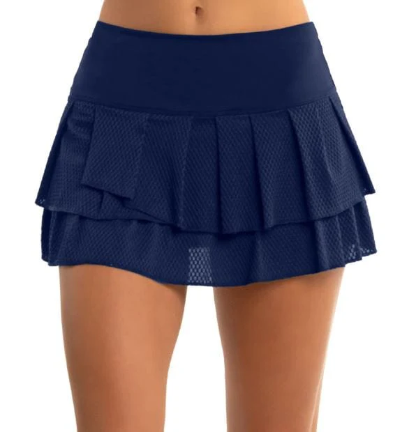 Women's Lucky in Love Wavy Pleat Tier Skirt - Image 6