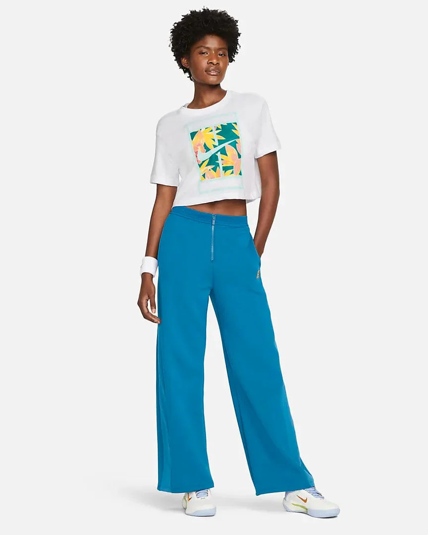 Women's Nike Dri-Fit Slam Cropped T-Shirt - Image 4