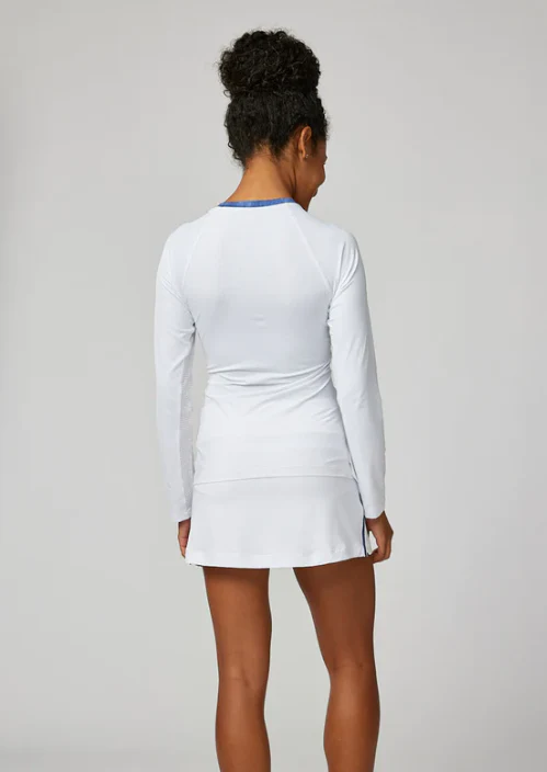 Women's Sofibella Raglan Long Sleeve Tennis Top - Image 2