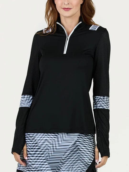 Women's Sofibella Mysterious 1/4 Zip Top - Image 3