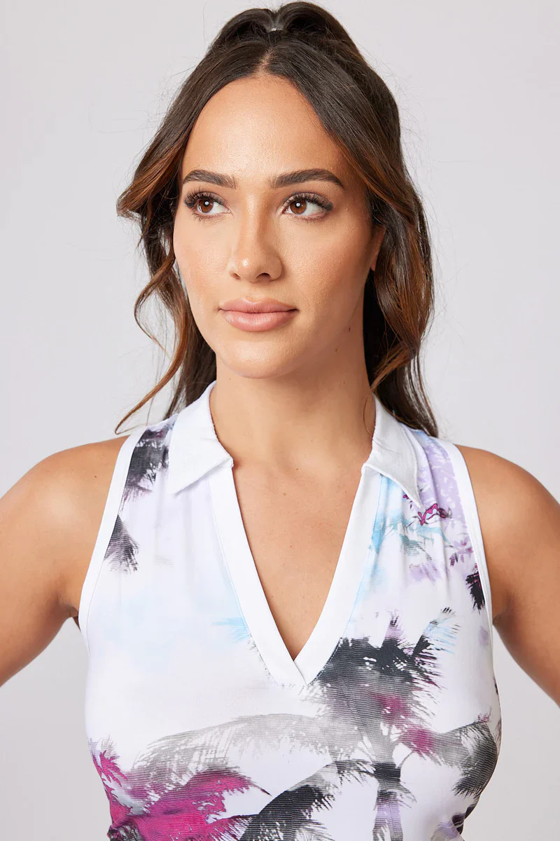 Women's Sofibella Racerback Polo - Image 3